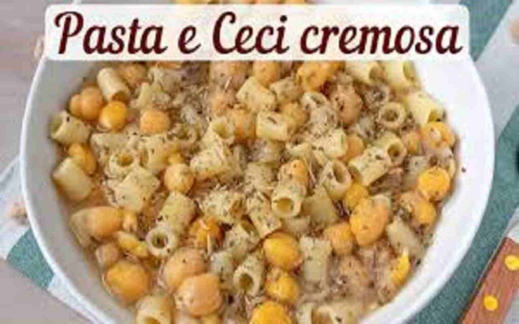 Fatto in casa per voi: Pasta e ceci cremosa